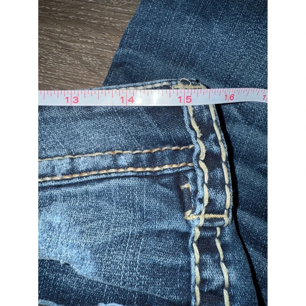 Silver Jeans Suki Surplus Bootcut Dark Wash Denim Jeans Size 30x29 Faded thighs - Picture 6 of 10